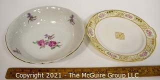 Two (2) Porcelain China Serving Bowls.