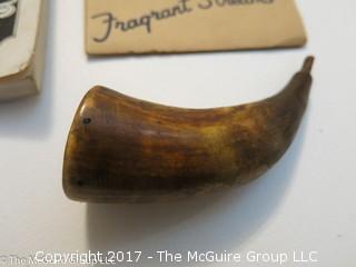 Collection including powder horn