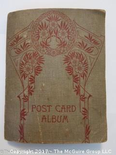 Vintage Post Card Album with approx. 60 cards 