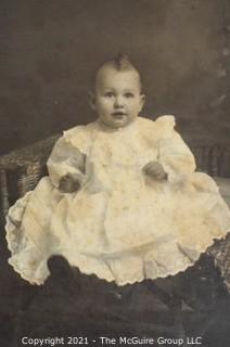 Group of Black and White Sepia Cabinet Cards and Photographs of Children.