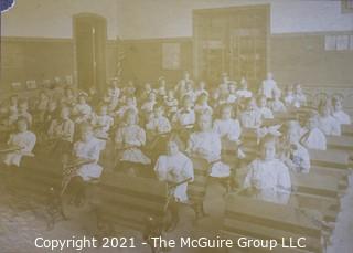 Group of Black and White Sepia Cabinet Cards and Photographs of Children.