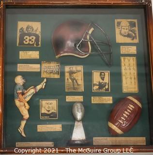 Shadow Box Frame for Displaying Sports Memorabilia