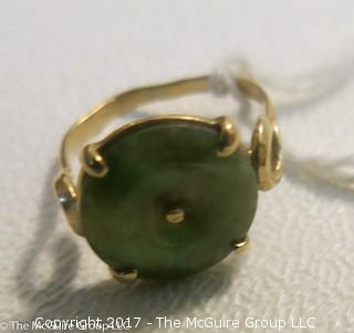 Jade ring; size 3 1/4 