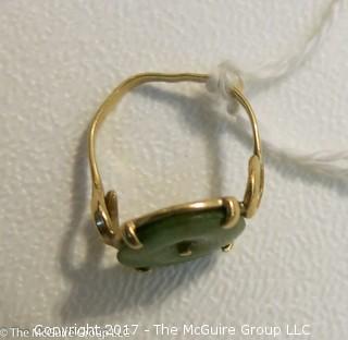 Jade ring; size 3 1/4 