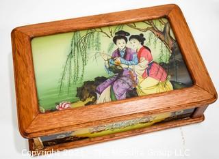 Assortment of Six (6) Asian Dresser or Jewely Boxes 