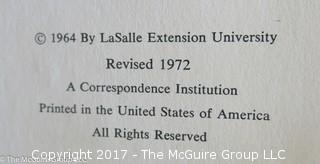 LaSalle Extension University "Real Estate Principles and Practices; 1972" 