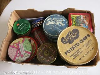 Collection of Tins