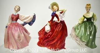 Three Royal Doulton Figurines