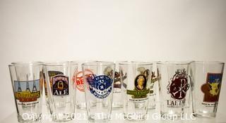 Collection of (12) Branded Beer Pint Glasses