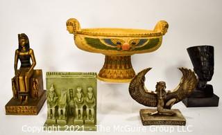 Group of Souvenir & Decorative Egyptian Items. 