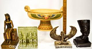 Group of Souvenir & Decorative Egyptian Items. 