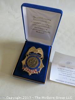 Blackinton and Co. "Limited Edition" 150th anniversary badge 