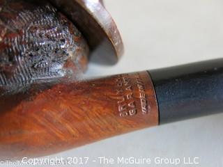 Carved Briar Smoking Pipe