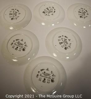 Set of (6) NIB Coalport Nursery Rhyme Collector Plates 