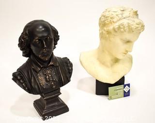 Two (2) Decorative Busts