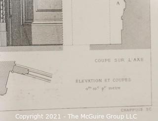 French Natural History Museum; architectural drawing of Mr. Cesar Daly