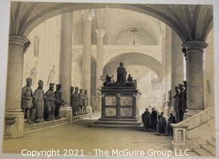 Lithograph: Tomb of Maximillian I