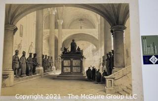 Lithograph: Tomb of Maximillian I