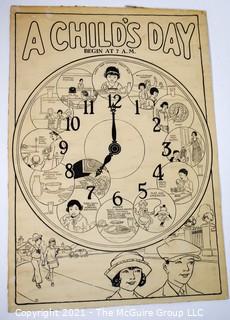 Poster of "A Child's Day", circa 1950's