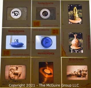 Collection of 35mm slides: 1960's California Pottery