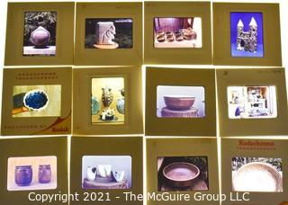 Collection of 35mm slides: 1960's California Pottery