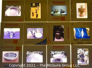 Collection of 35mm slides: 1960's California Pottery