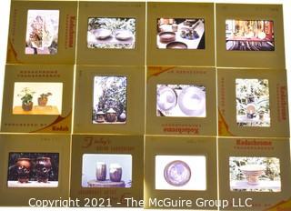 Collection of 35mm slides: 1960's California Pottery