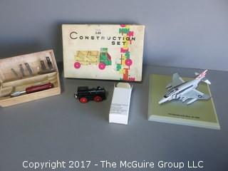 Collection including model airplane