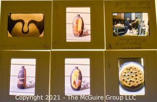 Collection of 35mm slides: 1960's California Pottery