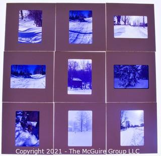 (9) 1960's 35MM Slides by Iconic Photographer Arthur Rickerby