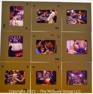 (9) 1960's 35MM Slides by Iconic Photographer Arthur Rickerby