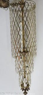 Deco Chandelier; 40" T