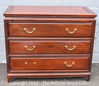 (3) Drawer Dresser with Brass Pulls 