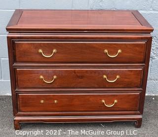 (3) Drawer Dresser with Brass Pulls 