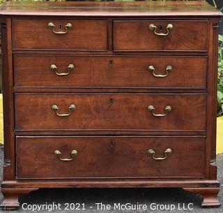 Antique 18th Century Hand Made Mahogany Georgian Chest of Drawers 