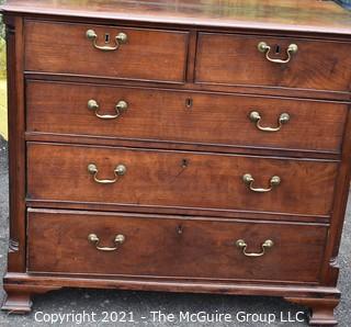 Antique 18th Century Hand Made Mahogany Georgian Chest of Drawers 