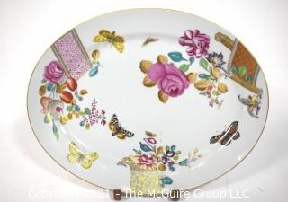 Vintage Mottahedeh Vista Alegri Porcelain Serving Platter. Measures 16" x 12".