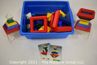 Wedgits Pyramid Stacking Toy Building Blocks {Liquidation of Creative Health LLC, Fairfax, VA}