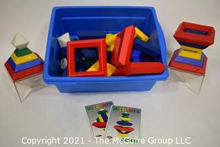 Wedgits Pyramid Stacking Toy Building Blocks {Liquidation of Creative Health LLC, Fairfax, VA}