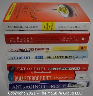 Group of Hard Cover Books  - Diet and Metabolism {Liquidation of Creative Health LLC, Fairfax, VA}