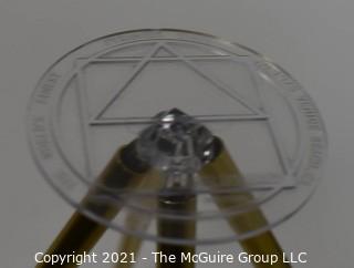 Nick Edwards' Gold-Anodized Titanium Pyramid Frame {Liquidation of Creative Health LLC, Fairfax, VA}