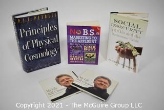 Group of Hard Cover Books and Books on CD