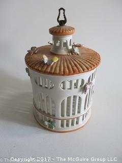 Ceramic bird house 