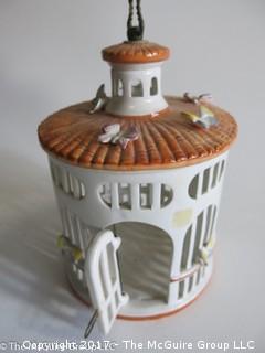 Ceramic bird house 