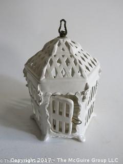 Ceramic bird house 