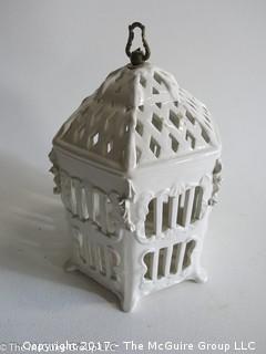 Ceramic bird house 