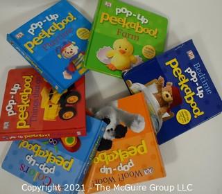 Six (6) Children's Pop Up Peek A Boo Books