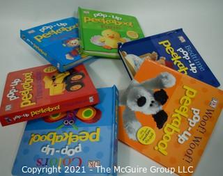 Six (6) Children's Pop Up Peek A Boo Books