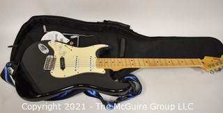 Fender Player Stratocaster - Black with Maple Fingerboard and Case. 