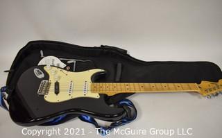 Fender Player Stratocaster - Black with Maple Fingerboard and Case. 